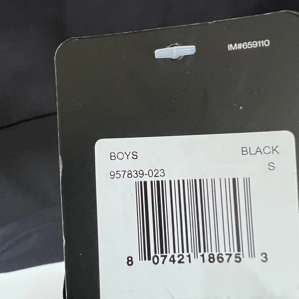 Jordan‎ Boys Dri-FIT Therma Hoodie Black White Jumpman Pullover 957839-023 Small